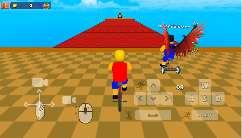 Obby on a Bike gameplay screenshot 2